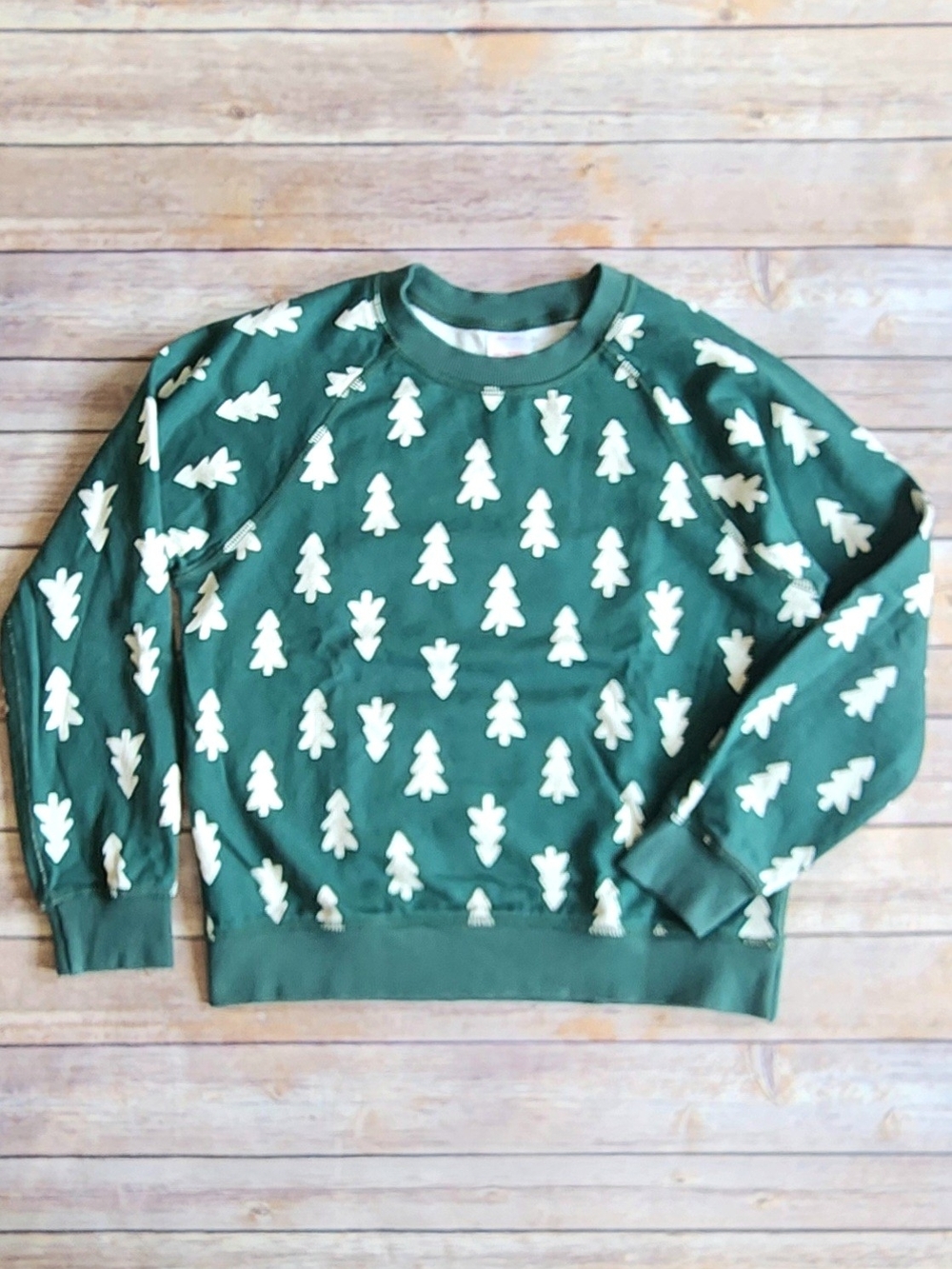 Hanna Anderson  Kid Holiday French Terry Sweatshirt Size 10